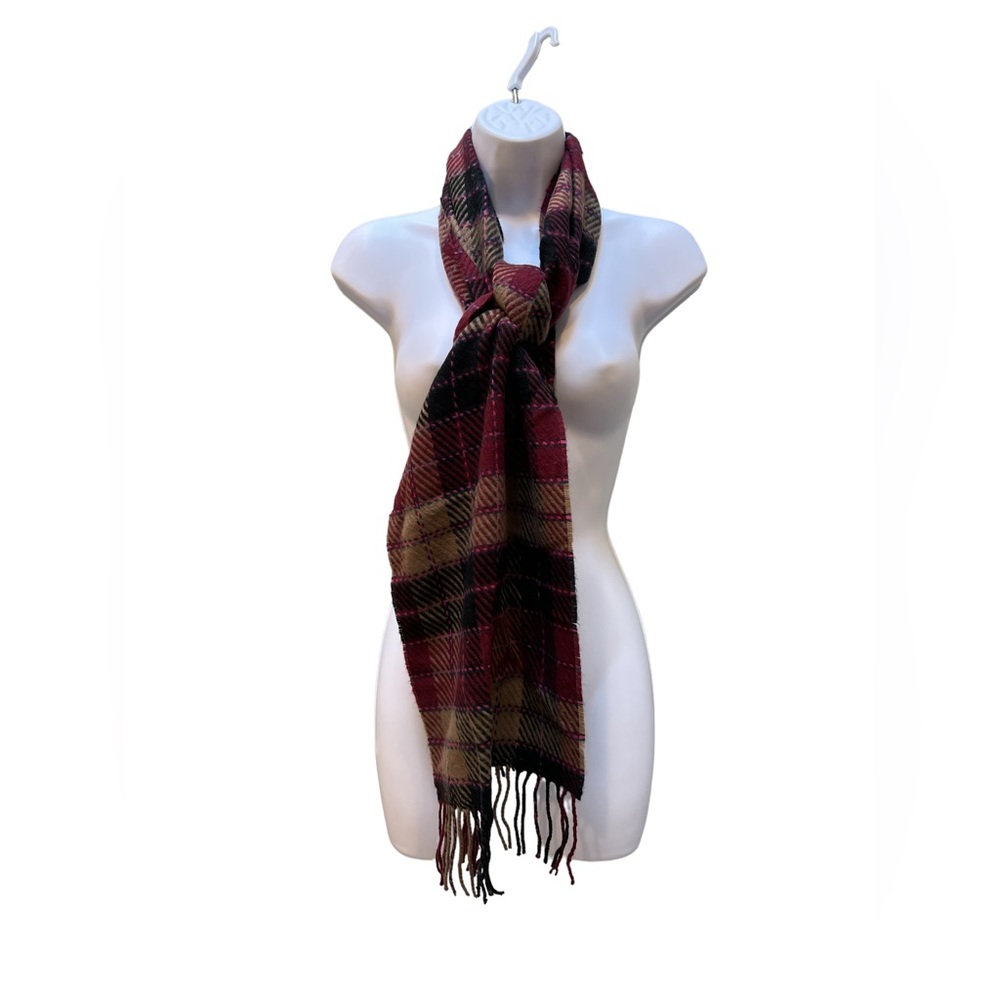 Softer than Cashmere? Fringed Scarf Multicolor Scarf OS